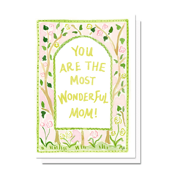 Wonderful Mom Chinoiserie Card