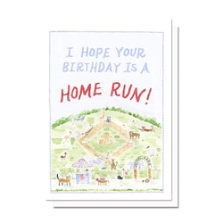 Baseball Birthday Card