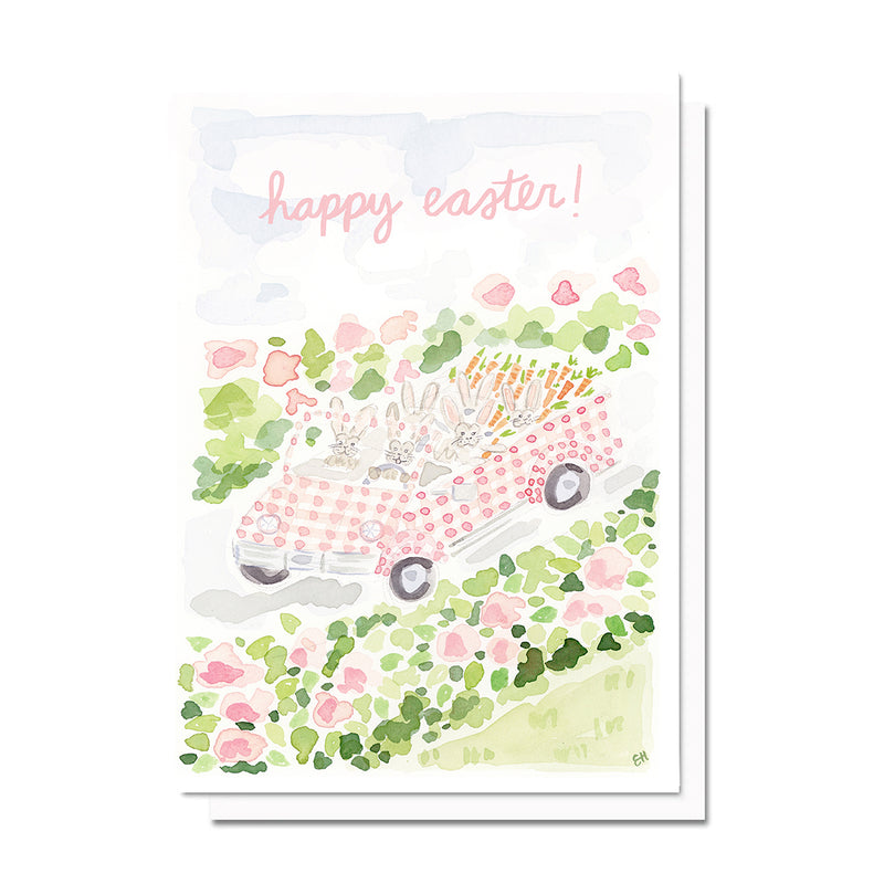 Easter Bunny Car Card