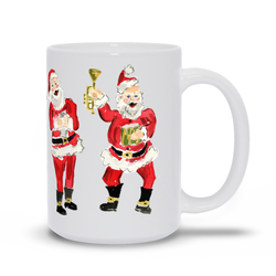 Holiday Santas Mug