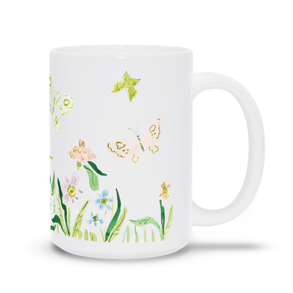 Heron Garden Mug