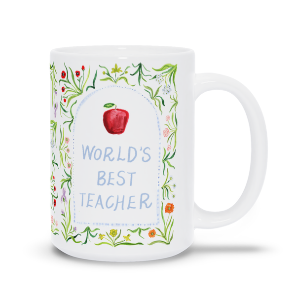 Teacher Floral Mug