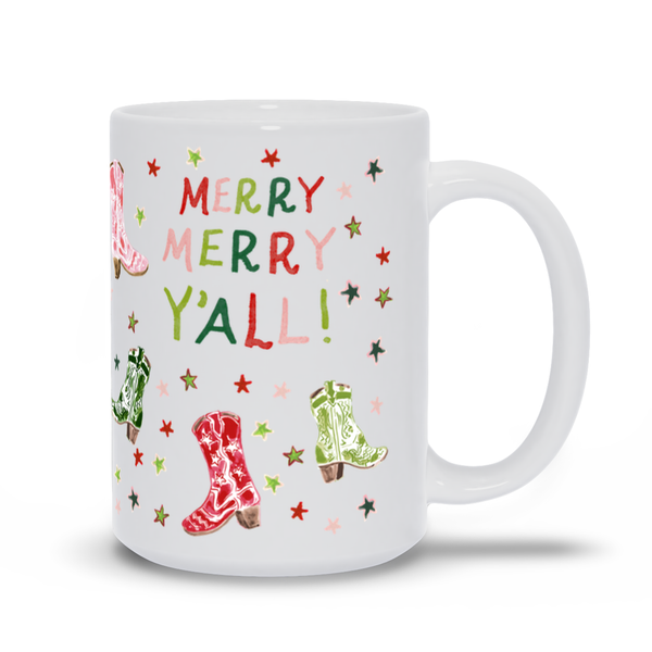 Merry Merry Y'all Holiday Mug