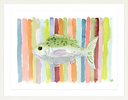 The "Fish at the End of the Rainbow" Watercolor Fish Fine Art Print