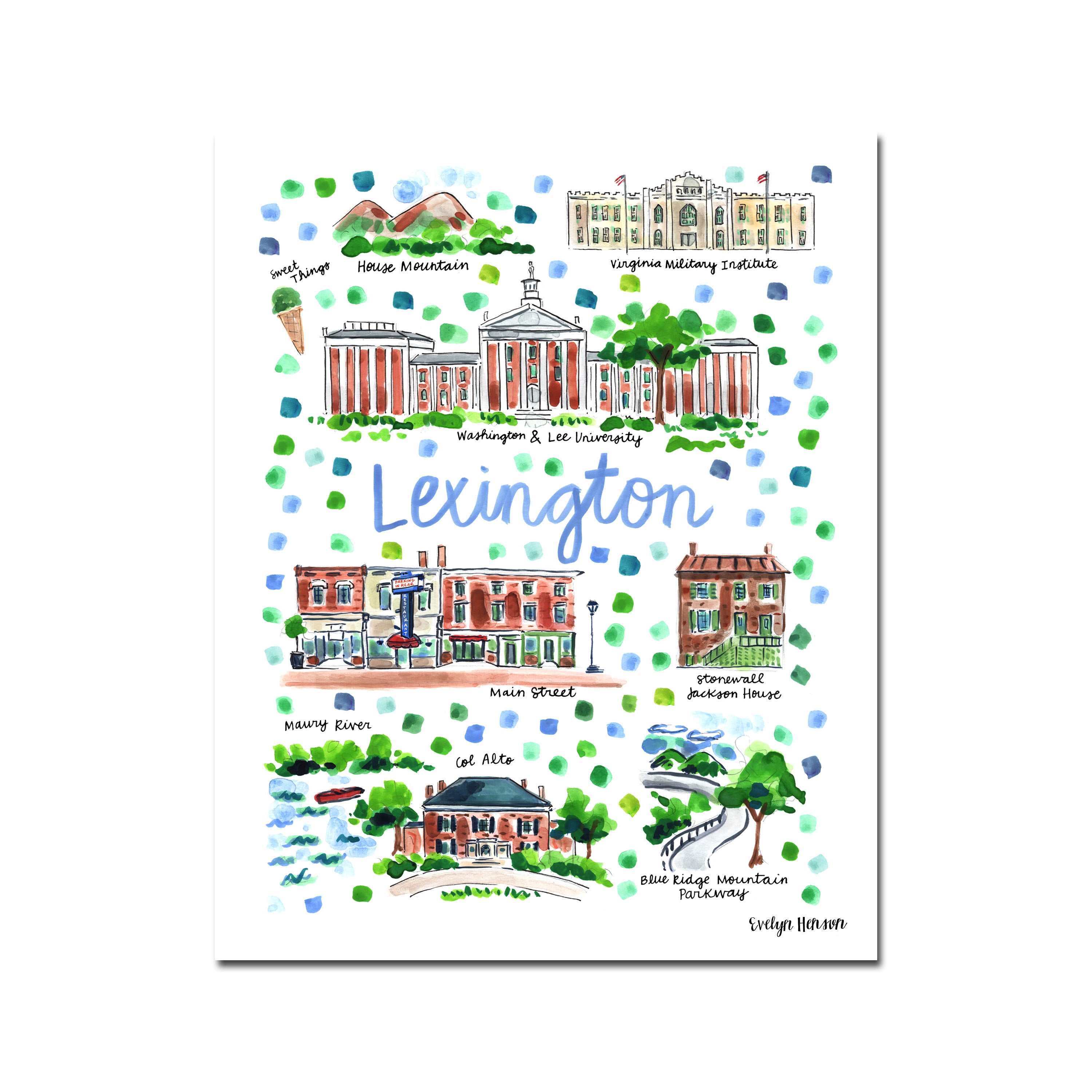 Lexington Va Fine Art Print Evelyn Henson